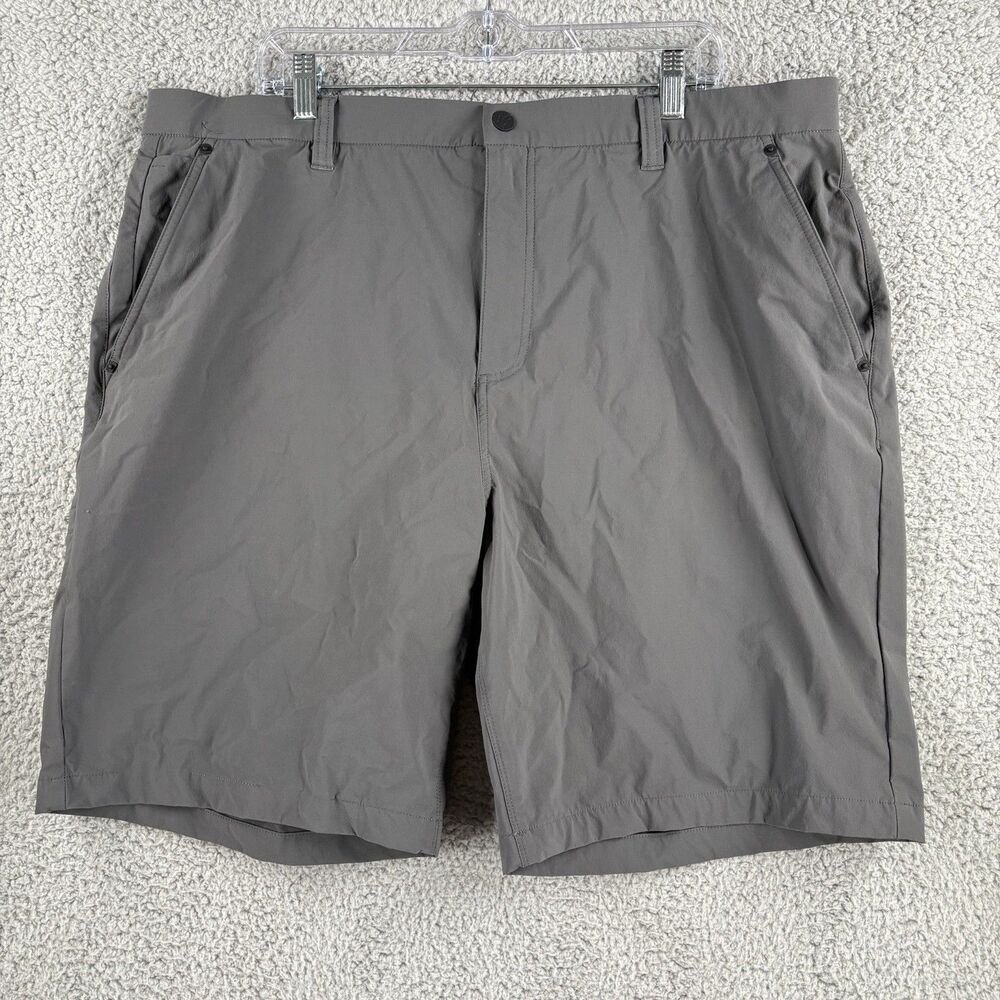 Gramicci Shorts Mens 40x8.5 Gray Daily Driver  Flat Front Hiking Performance